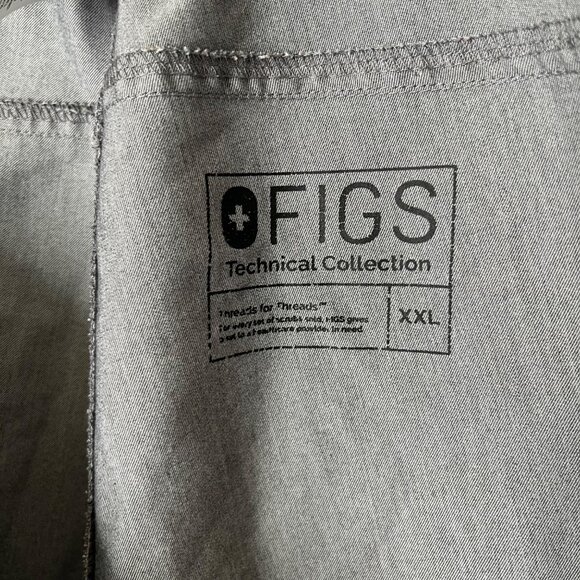 Figs Kade Cargo Medical Scrub‎ Pants Womens Size XXL Graphite Gray Nursing Vet - Picture 4 of 5